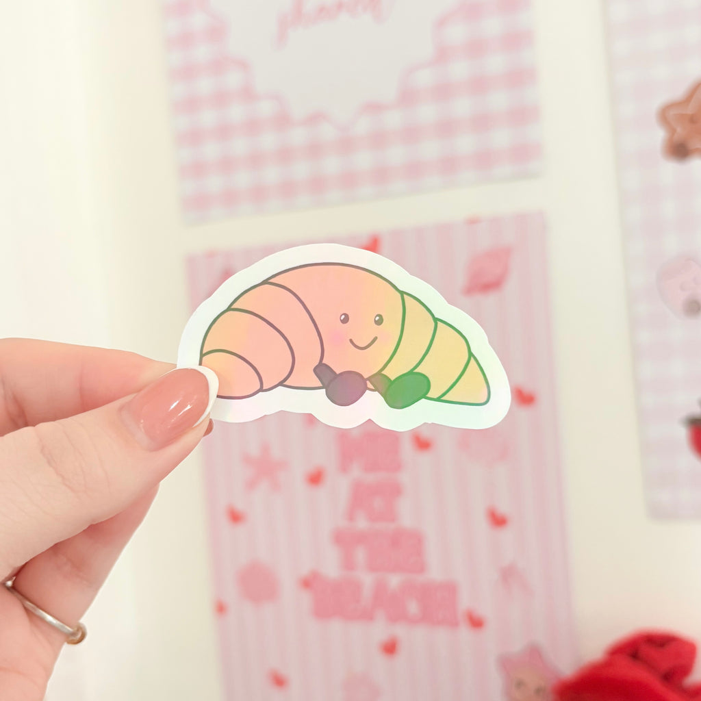 Claudette Croissant Sticker