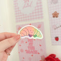 Claudette Croissant Sticker