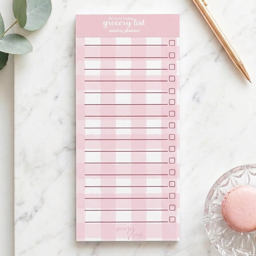 Pearl & Pink Grocery List