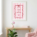 Lucky Girl Syndrome A4 Wall Print