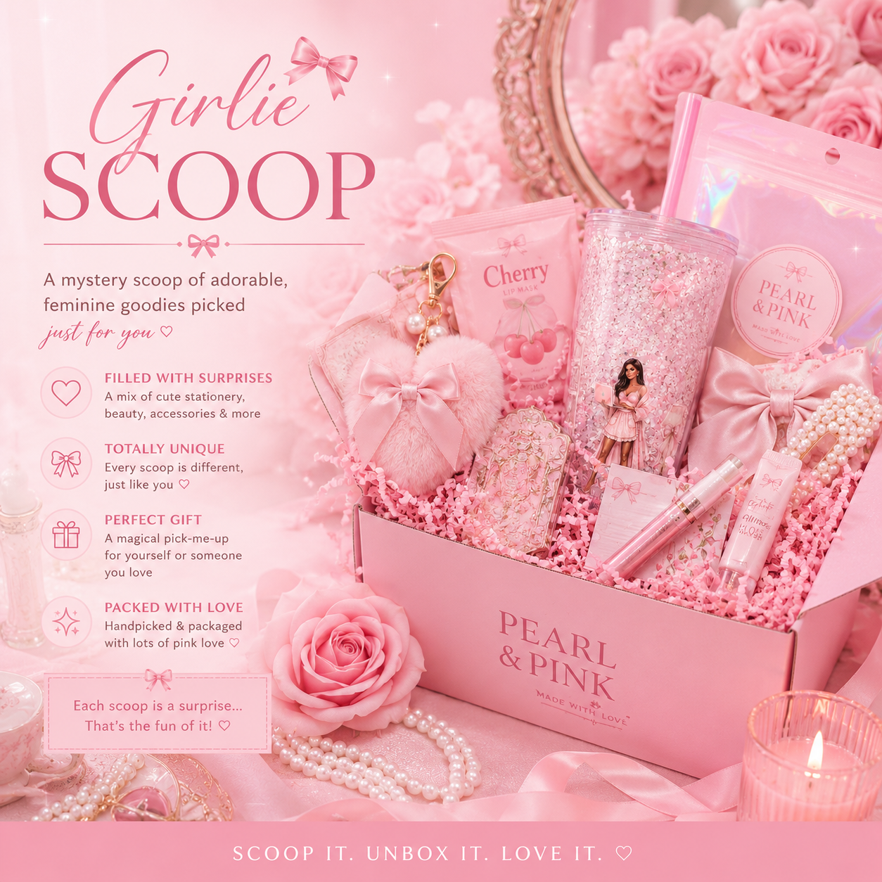 Pearl & Pink Girlie Scoop