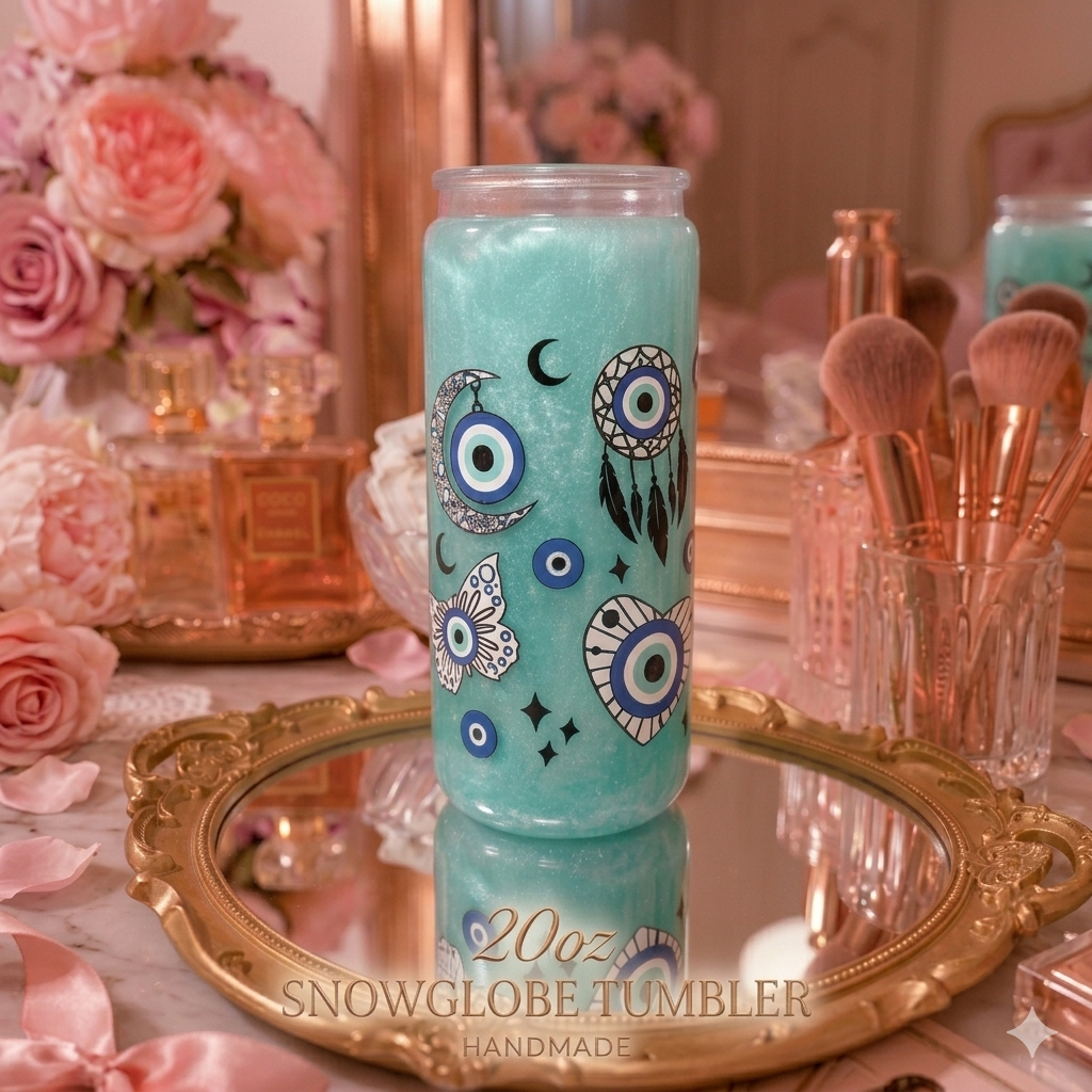 20oz Acrylic Snow Globe Tumbler | CUP ONLY
