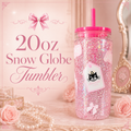 20oz Acrylic Snow Globe Tumbler | CUP ONLY